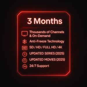 3 meses de suscripción a Shadow TV