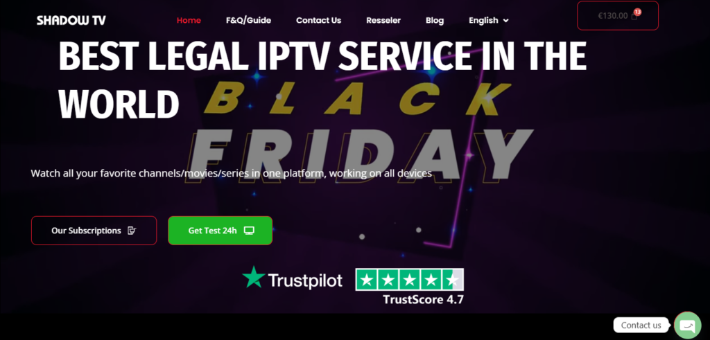 The Best Black Friday IPTV Deal: TV Shadow
