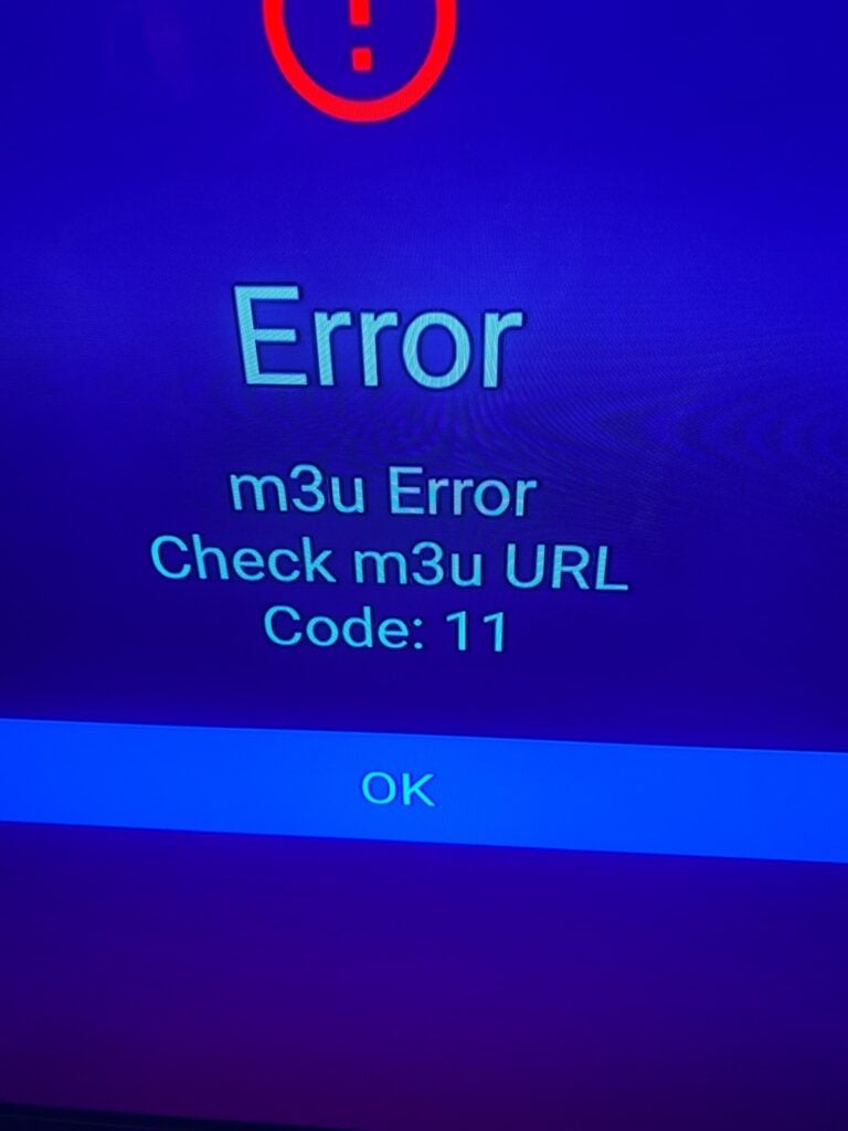 Troubleshooting M3U Playlist Errors