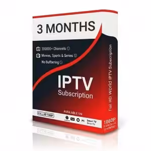 IPTV Subscription - 3 Months - 3 Connections