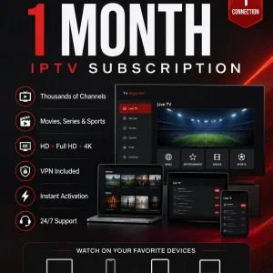 Abonament IPTV – 1 miesiąc – 1 połączenie