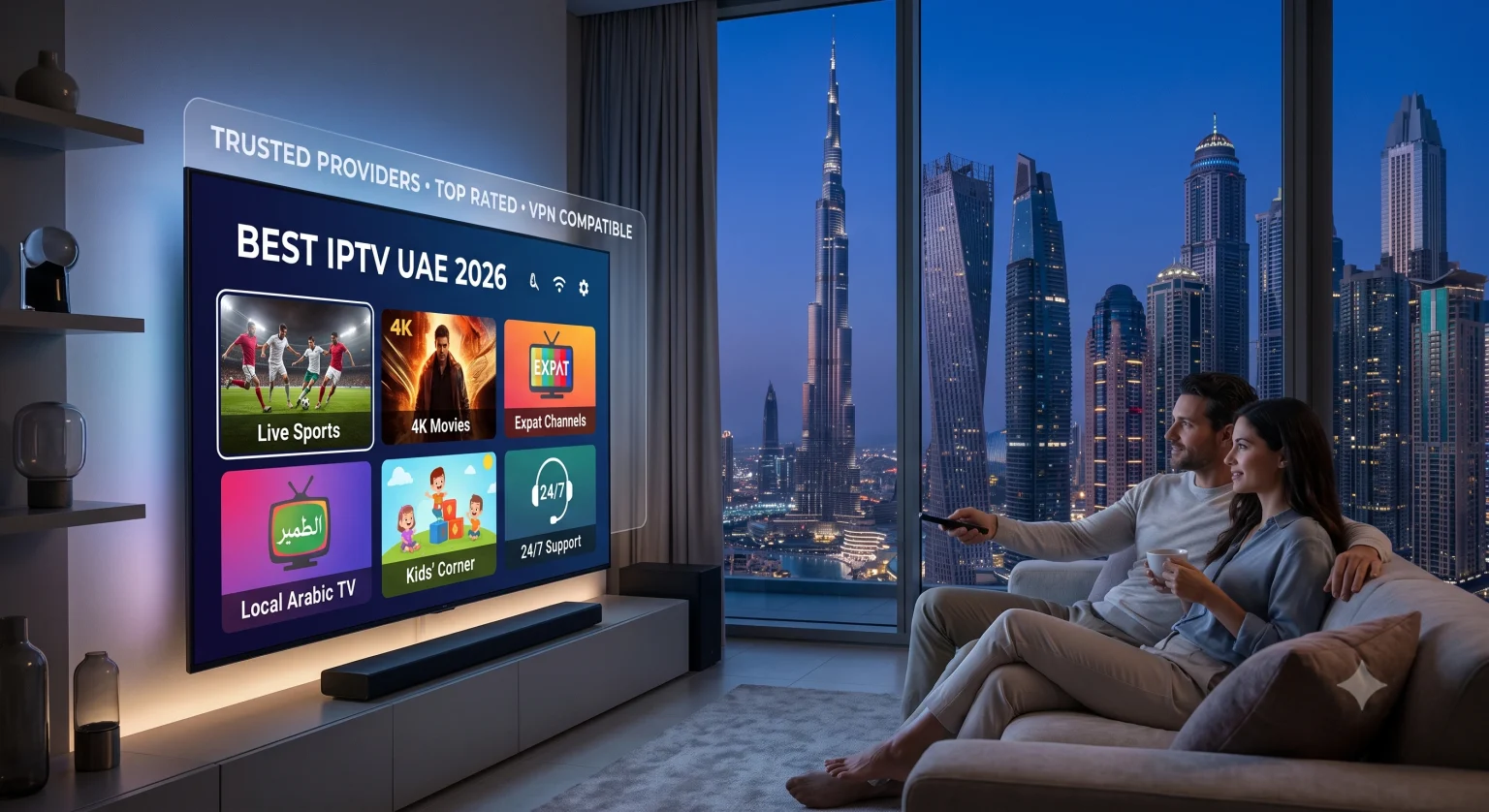 Best IPTV in the UAE (2026)