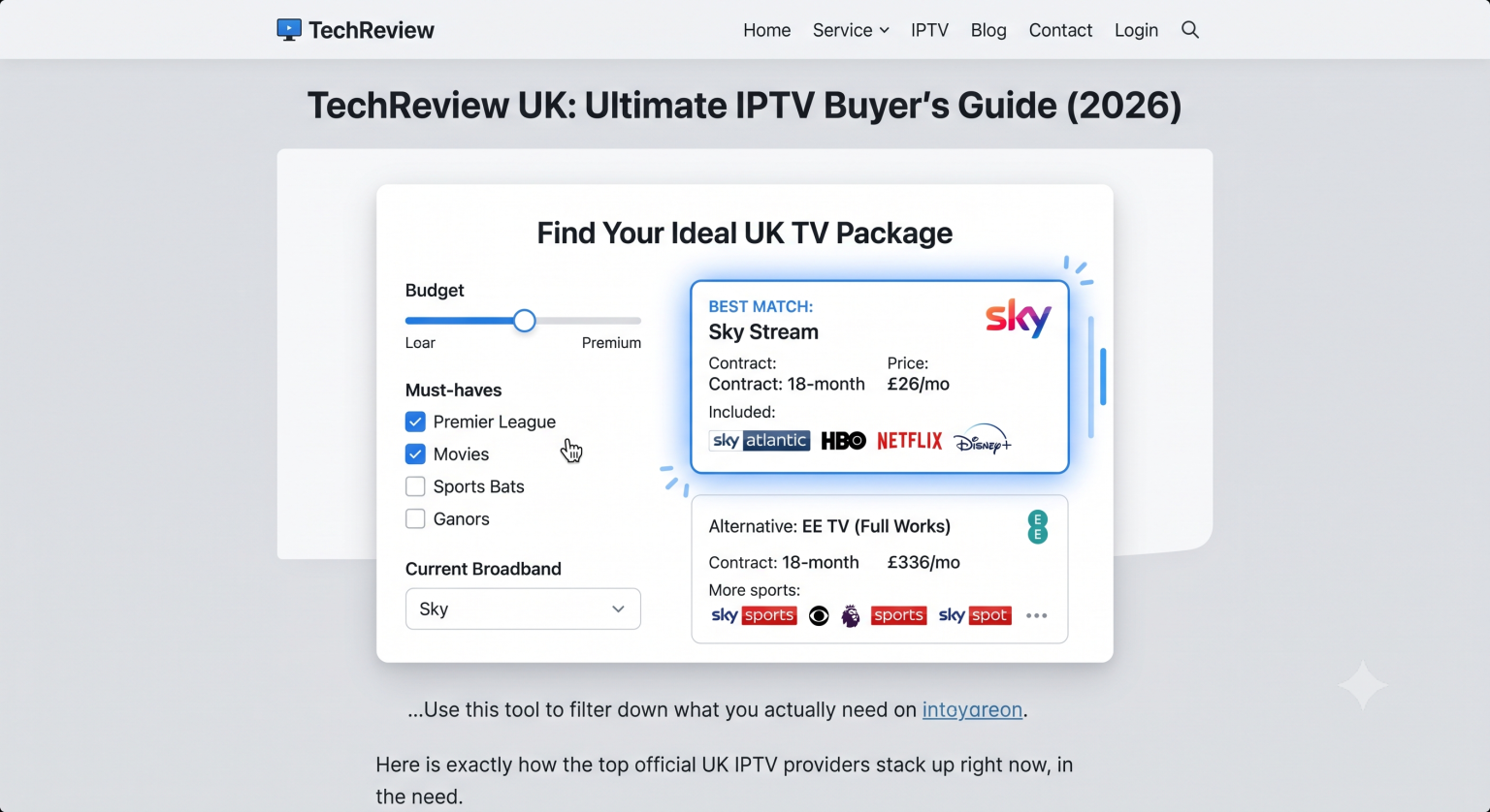 Best IPTV in the UK (2026)