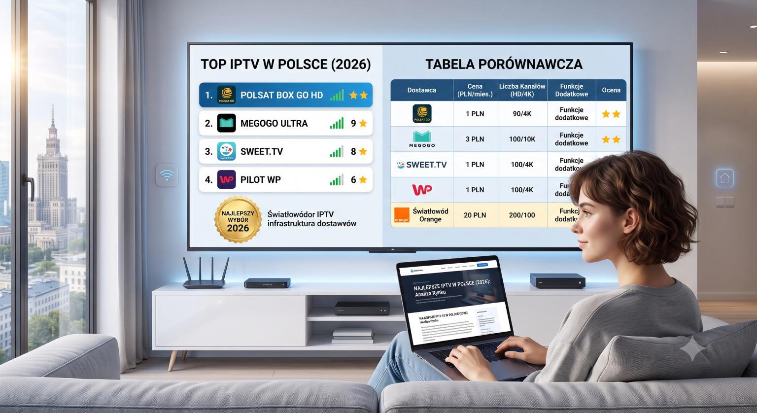 Najlepsze IPTV w Polsce (2026)