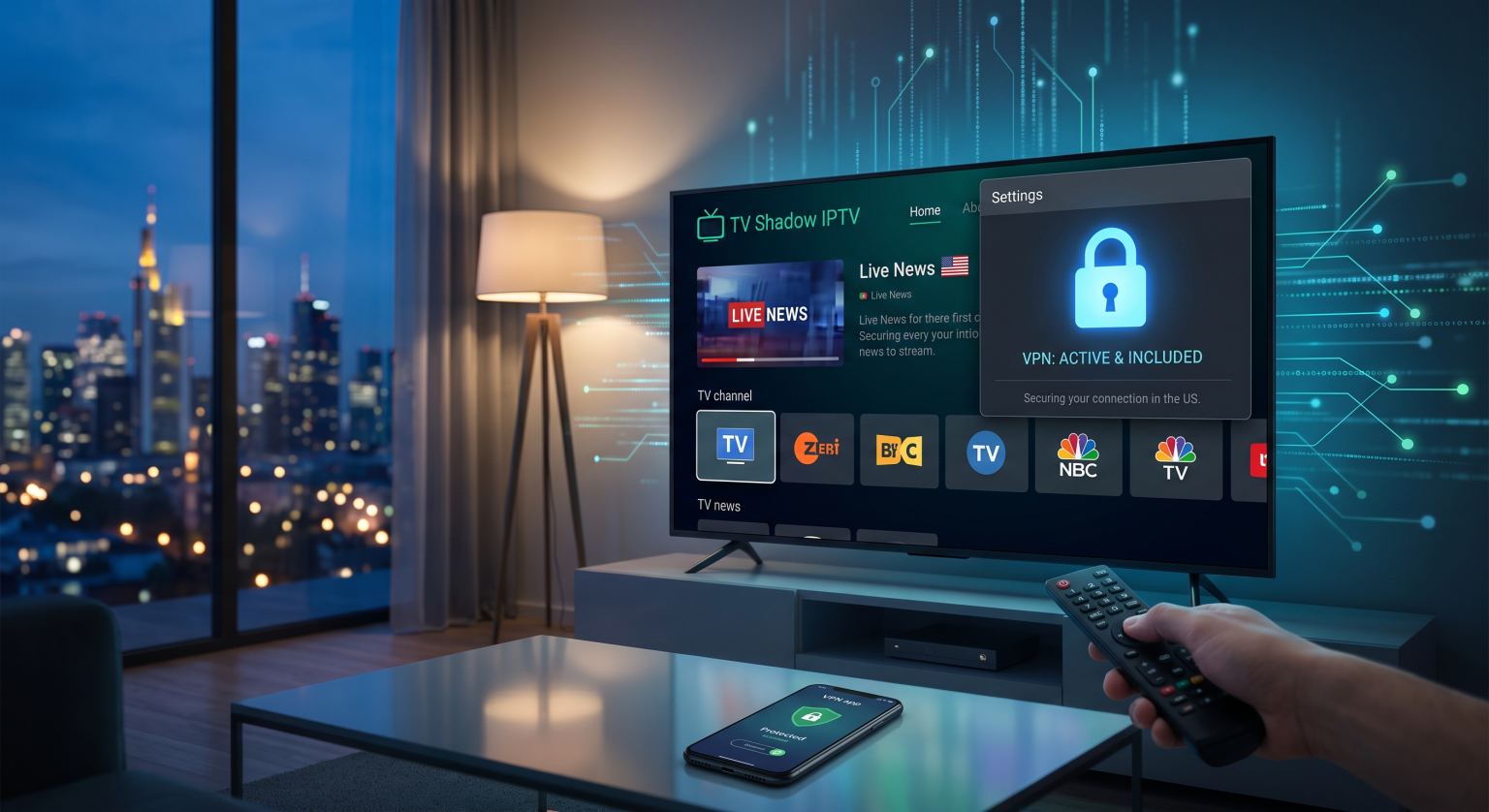 Does TV Shadow IPTV Include a VPN Everything You Need to Know