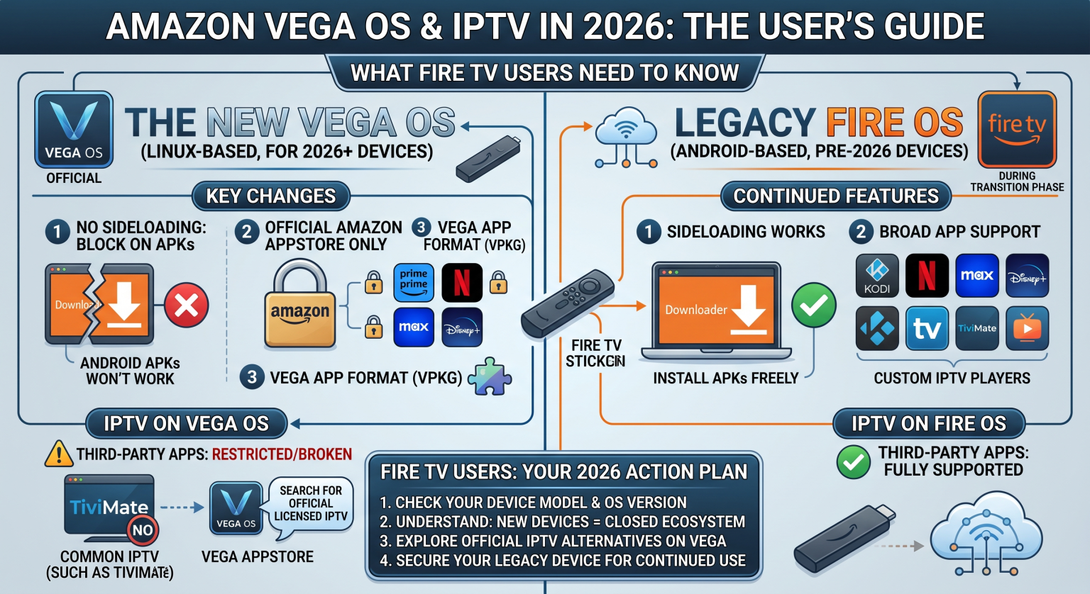 Fire OS vs Vega OS for IPTV Which Fire TV Devices Still Support Your Apps