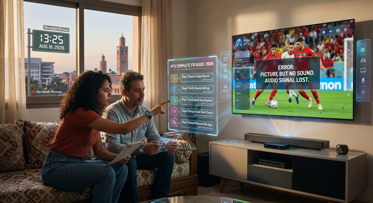 IPTV Has Picture but No Sound Complete Fix Guide for 2026