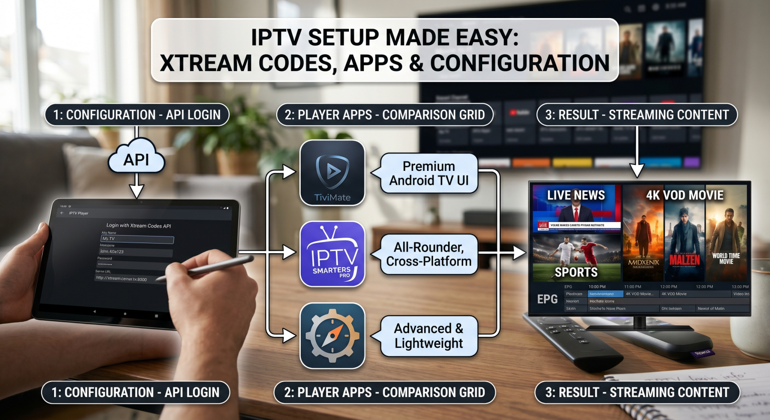 IPTV Setup Made Easy Xtream Codes, Apps & Configuration