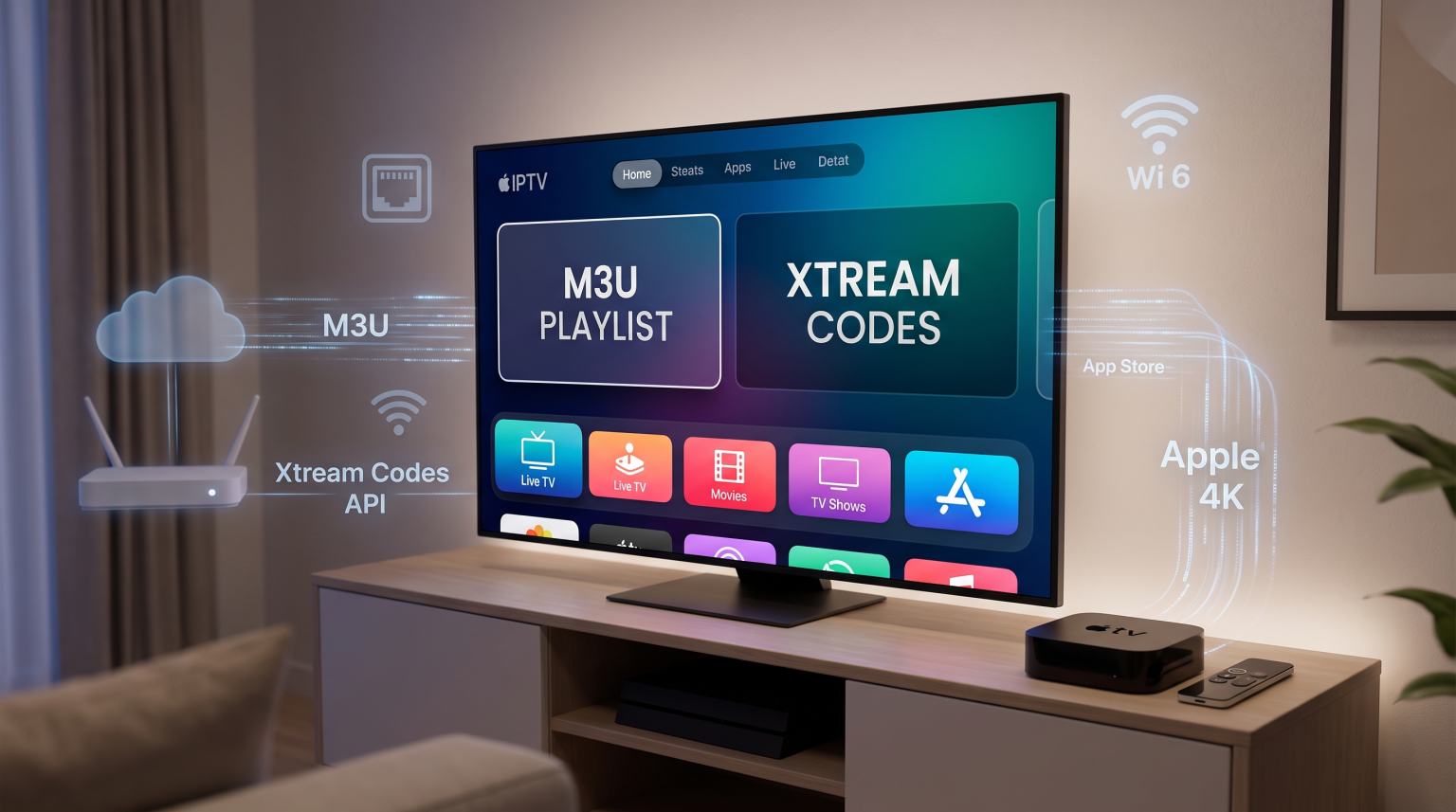 Does Apple TV 4K Support M3U and Xtream Codes